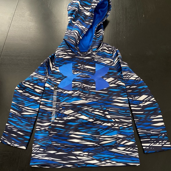 New Under Armour Youth XS Boy Hoodie Pullover - Picture 1 of 7